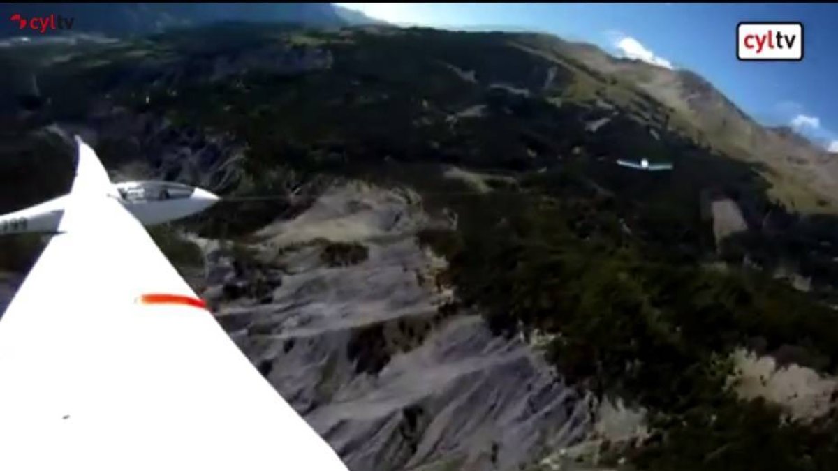 Zona de los Alpes donde se ha estrellado el avión.-RTVCYL