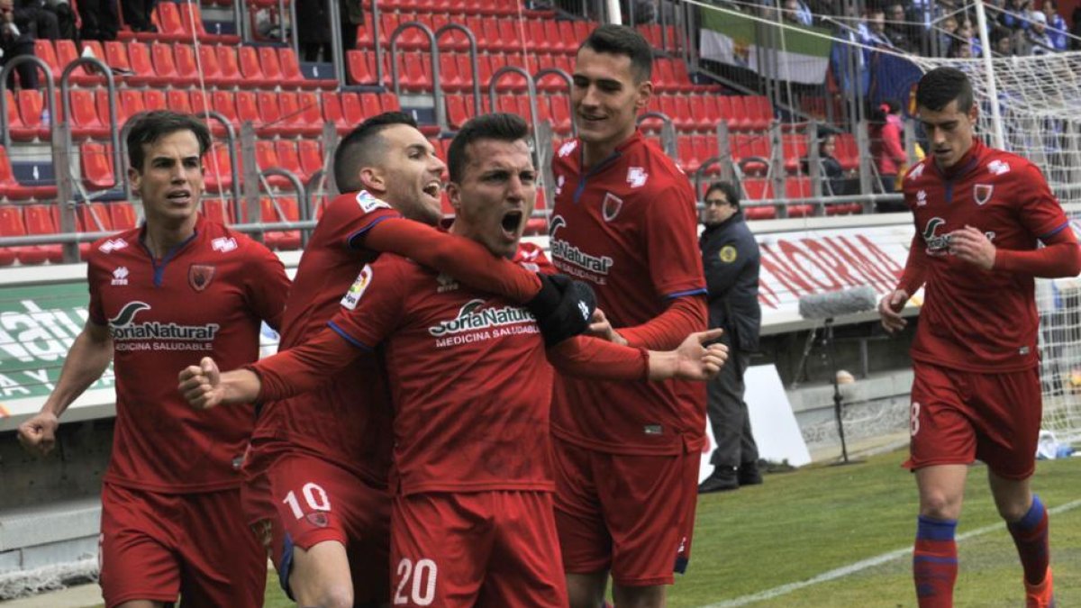 El Numancia es el segundo mejor equipo de 2017.-María Ferrer