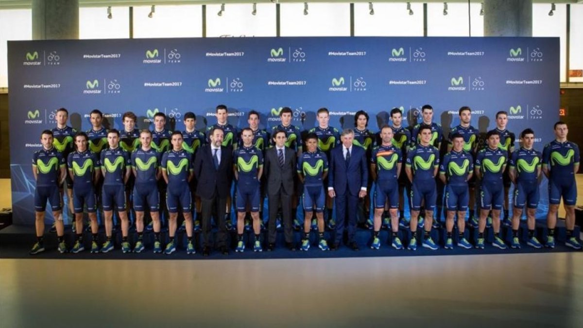 Movistar ha presentado el elenco con el que contará para la temporada 2017.-PABLO CUADRA