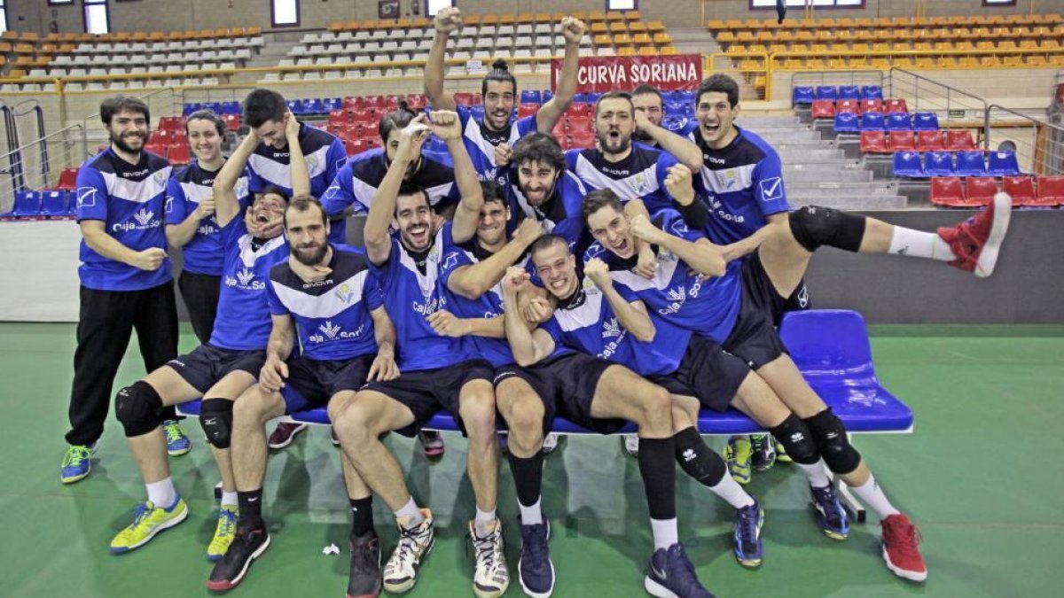 Los jugadores del Río Duero están con contando las horas para hacer su estreno en la Copa del Rey.-Mario Tejedor