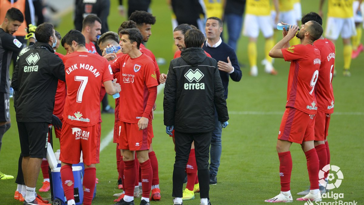 El Numancia deben mejorar su rendimiento defensivo en las nueve jornadas que restan. LALIGA