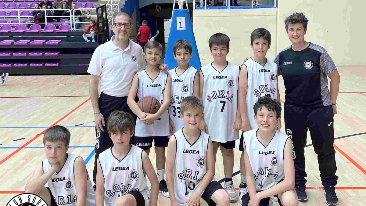 Foto de equipo del CSB Alevín 2012 Trebia en el Fanatic de Valladolid. HDS