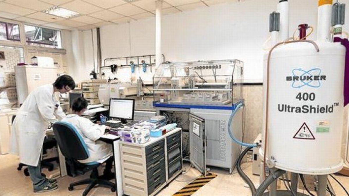 Laboratorio del grupo Inkemia en Mollet del Vallès.-JOSEP GARCIA