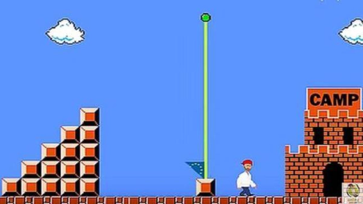 Vídeo del juego creado por Samir Al-Mufti que recrea el periplo de los refugiados que se dirigen a Europa reversionando el juego de Super Mario Bros.-ONLINE FOR MEDIA PRODUCTION
