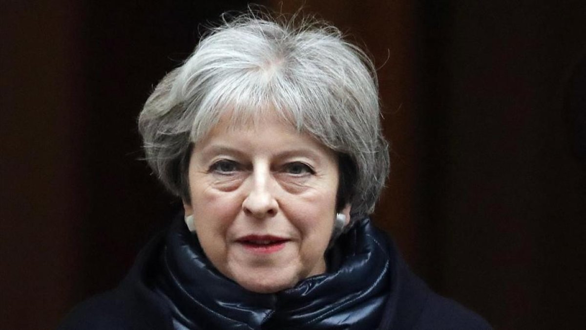 La primera ministra británica, Theresa May.-AP
