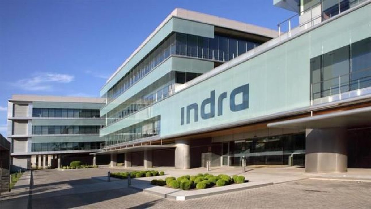 Sede de Indra en Alcobendas, Madrid.-EL PERIÓDICO