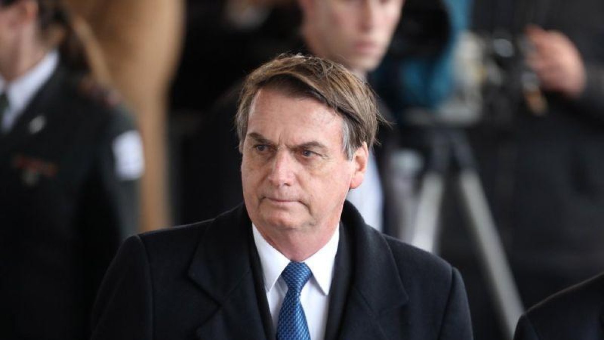 El presidente de Brasil, Jair Bolsonaro, en su gira por Israel.-EFE / EPA