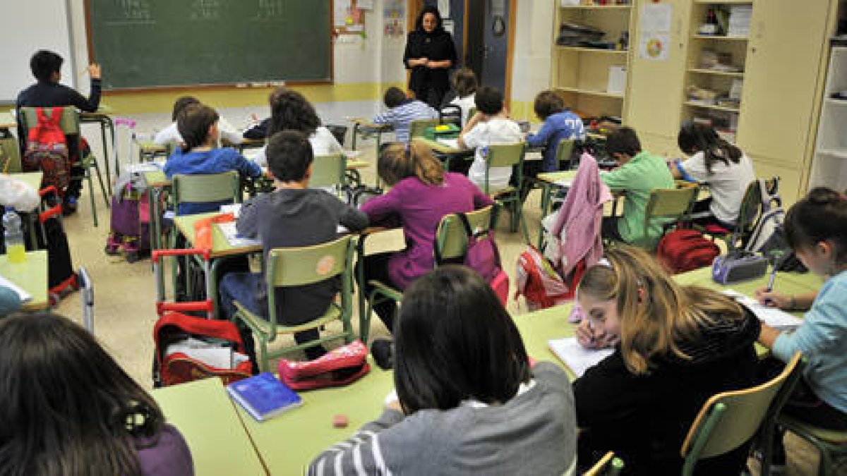 Uno de los colegios de Soria. /V.G.-