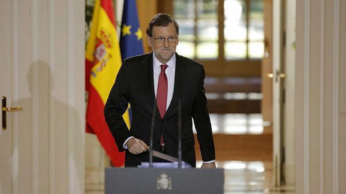 Rajoy apela al diálogo en su balance del año 2016.-JOSÉ LUIS ROCA