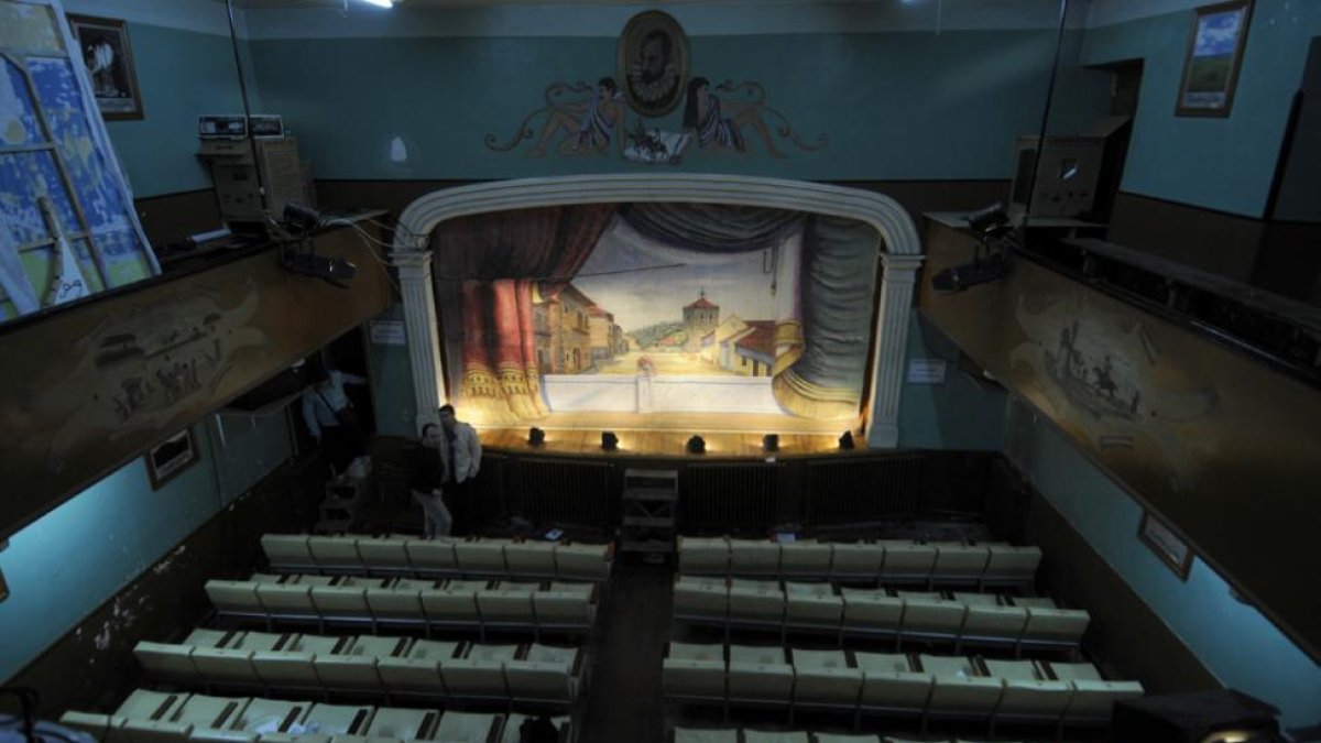 La sala de teatro de Navaleno es una de las más singulares de la provincia.-A. M.