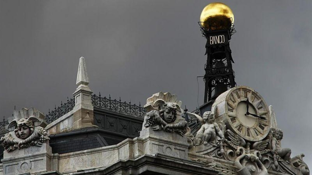 Edificio del Banco de España, en Madrid.-EL PERIÓDICO