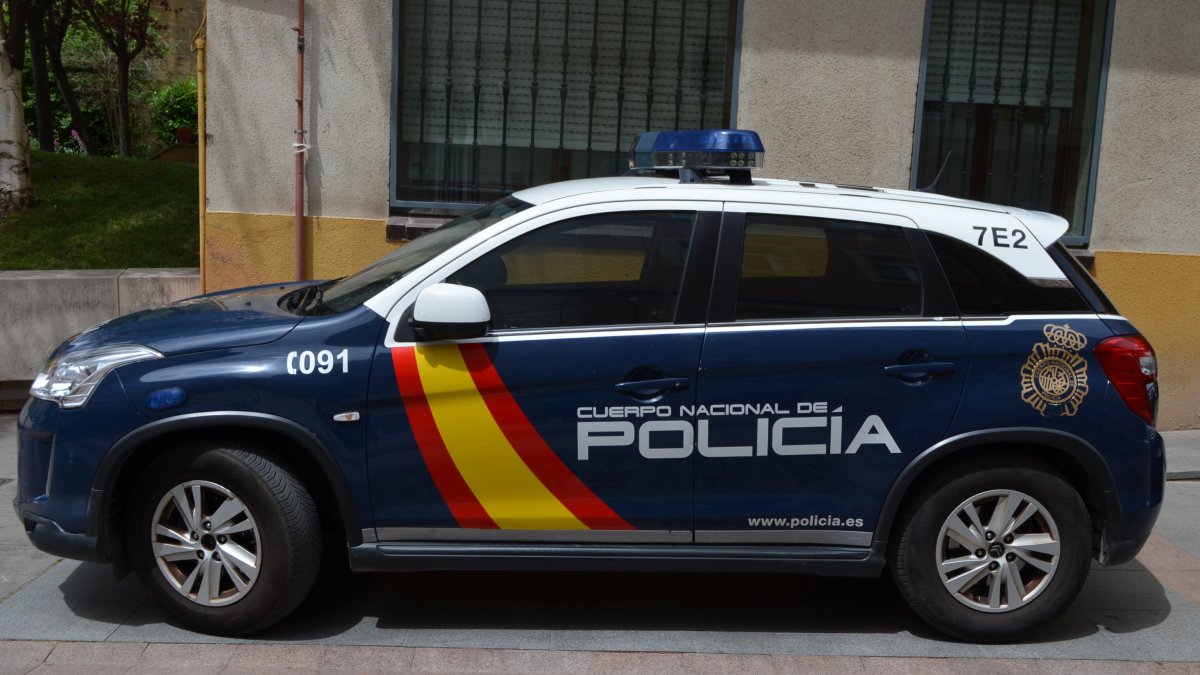 Vehículo de la Policía Nacional de Soria.-HDS