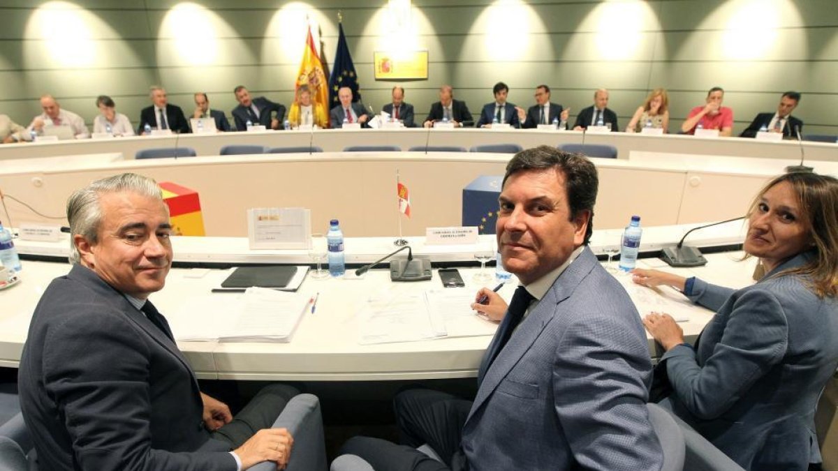 El consejero de Empleo, Carlos Fdez. Carriedo, participa en la LXV Conferencia Sectorial de Empleo y Asuntos Laborales.-ICAL