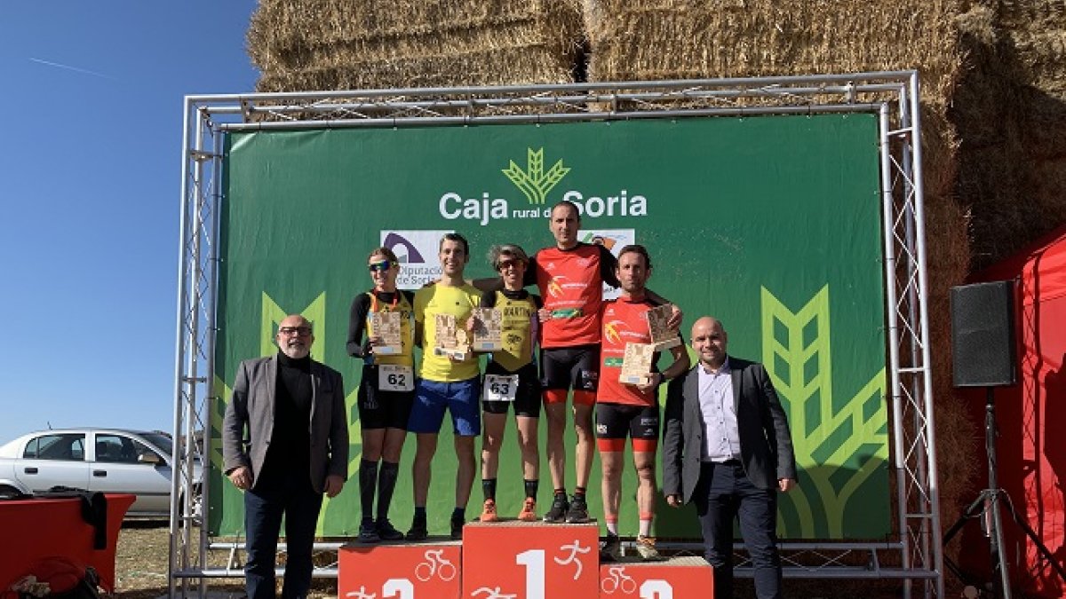 Podio del regional con el soriano Rodríguez Rújula en lo más alto. HDS