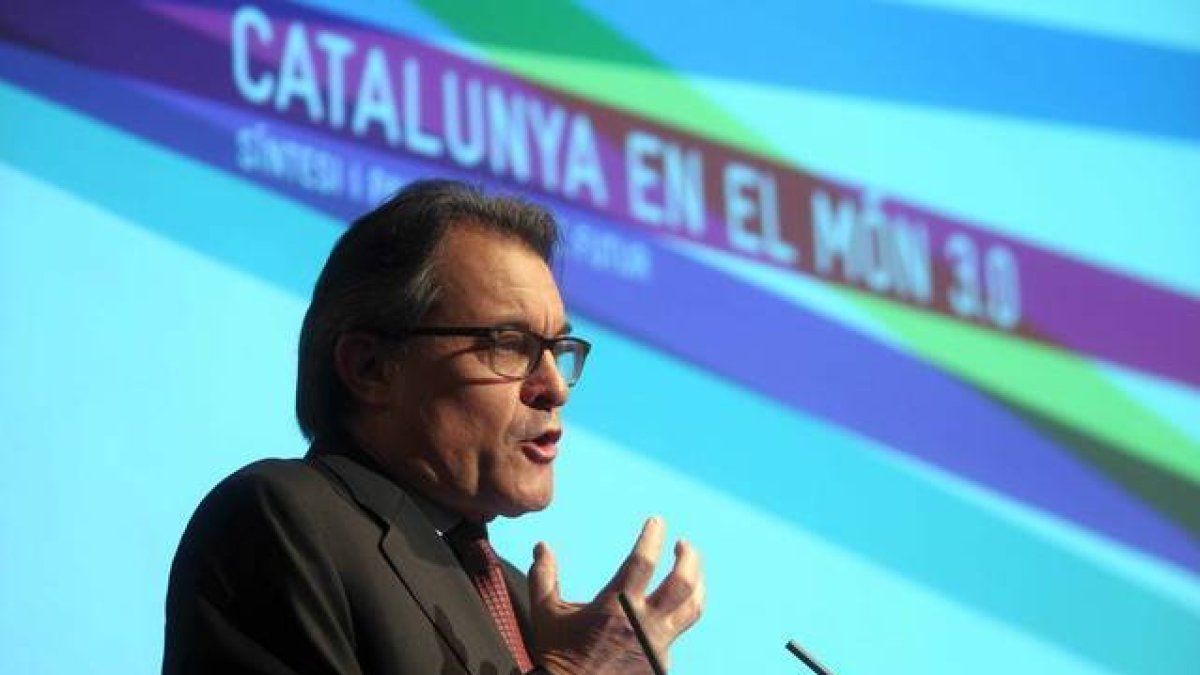 Artur Mas durante el acto de clausura de los actos del Tricentenario.-Foto: MARTA PÉREZ / EFE