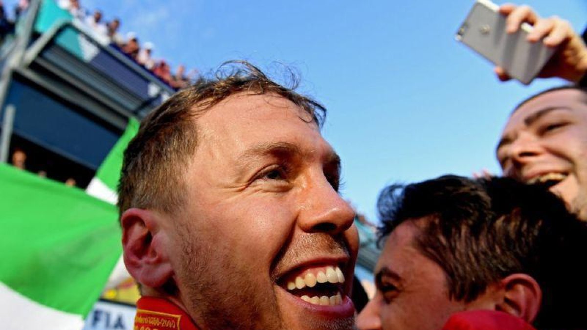 Sebastian Vettel, el gran triunfador en Australia.-TRACEY NEARMY / EFE