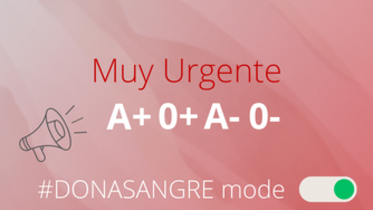 Llamamiento a donar sangre para paliar el 'bajón' de Semana Santa. HDS