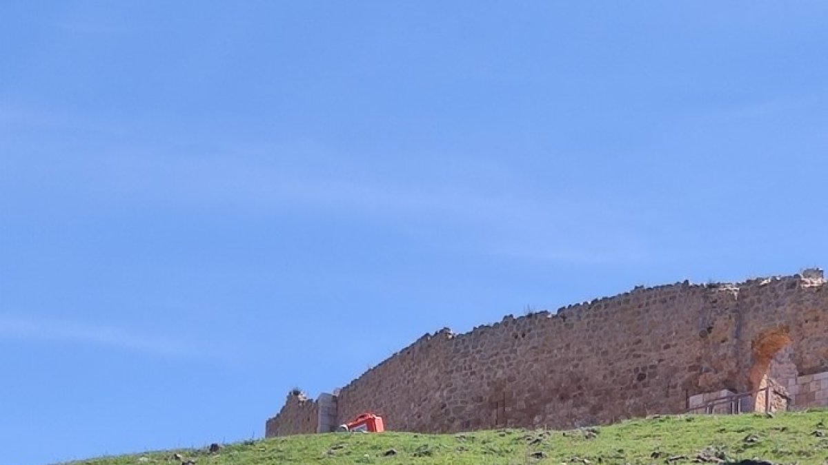 Castillo de Osma, ubicado en la provincia de Soria.-HDS