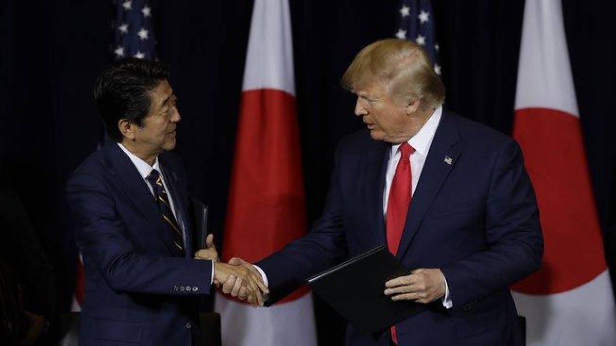 Trump ha promovido el acuerdo como una forma de reducir el déficit comercial masivo de su país con Japón.-AP