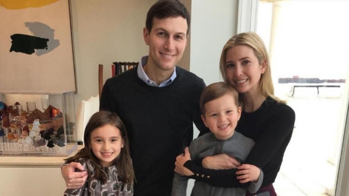 Ivanka Trump, en familia.-