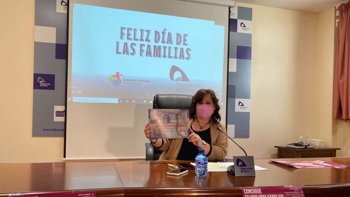 Eva Muñoz, en la presentación de la iniciativa.-HDS