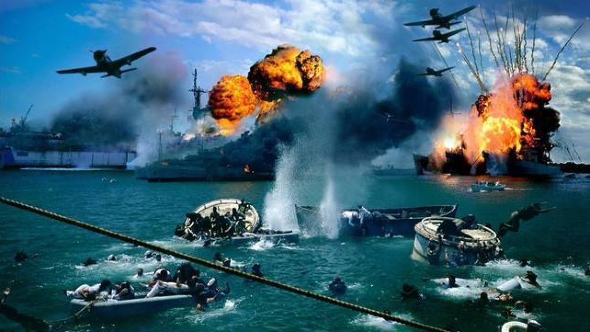 Una imagen del episodio 'Pearl Harbor' de la serie 'Un mundo en guerra'.-