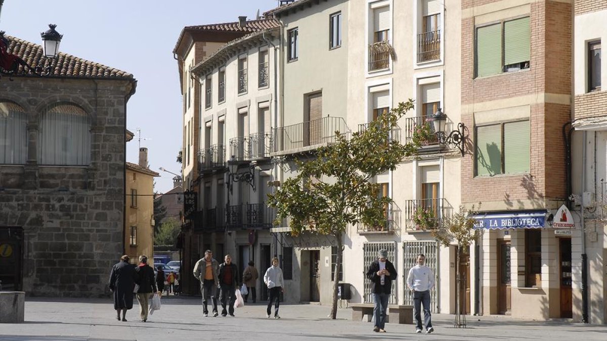 Plaza mayor de Ágreda-
