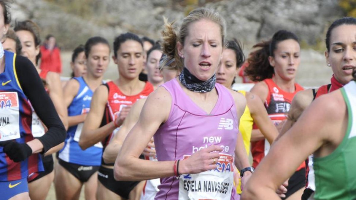 La atleta navarra afincada en Soria, Estela Navascués.-DIEGO MAYOR