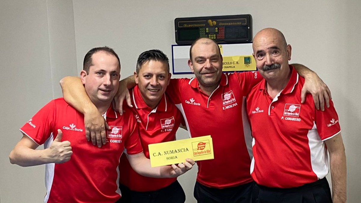 Cuarteto ganador en Chapela. HDS