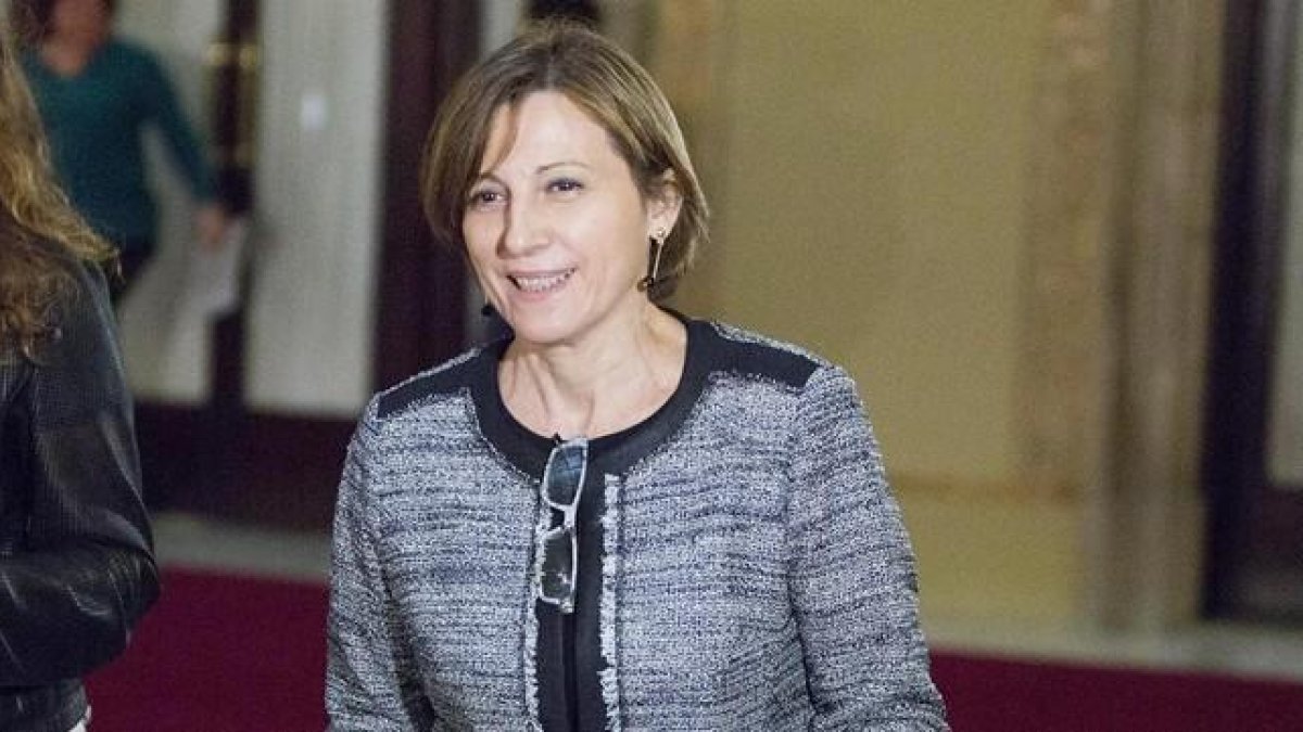 La presidenta del Parlament, Carme Forcadell.-FERRAN NADEU