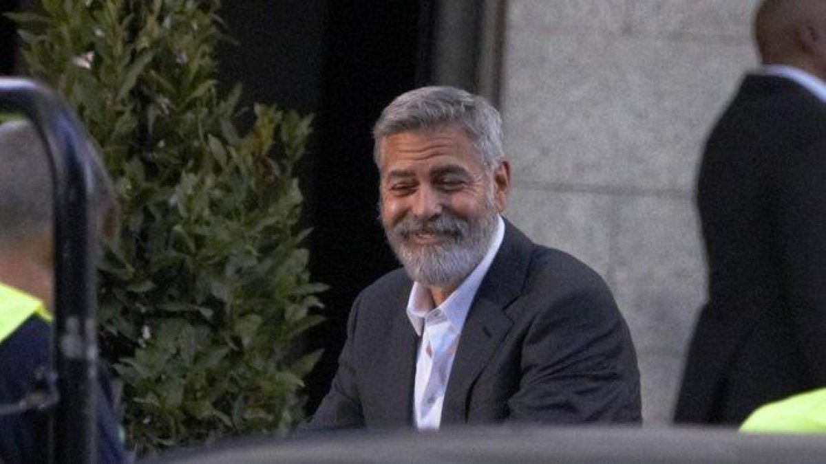 George Clooney, este martes en Madrid.-EUROPA PRESS / JOSÉ VELASCO