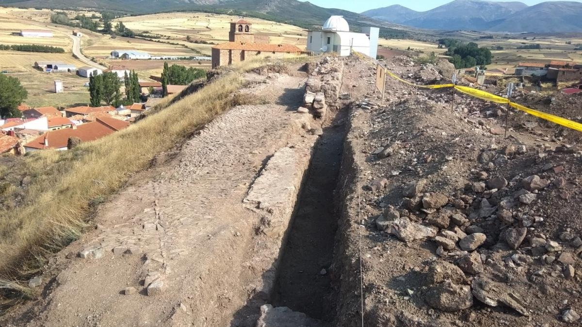 Aspecto del castillo tras la última campaña de intervención-HDS