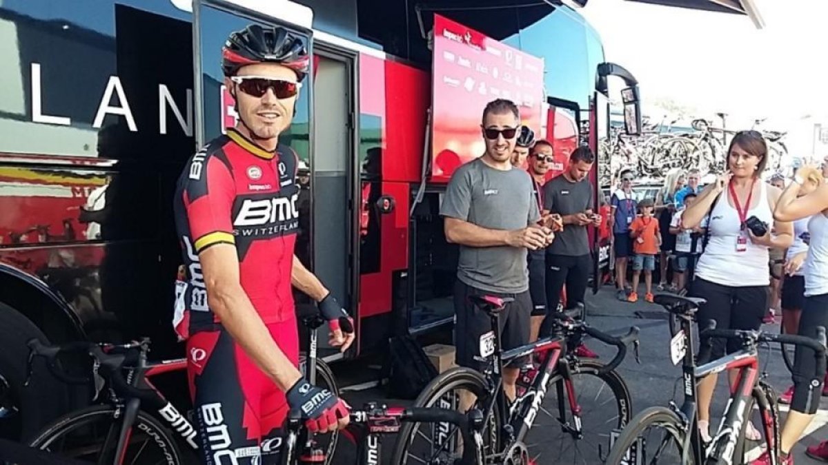 Samuel Sánchez, en una imagen de la Vuelta 2016.-SERGI LÓPEZ-EGEA