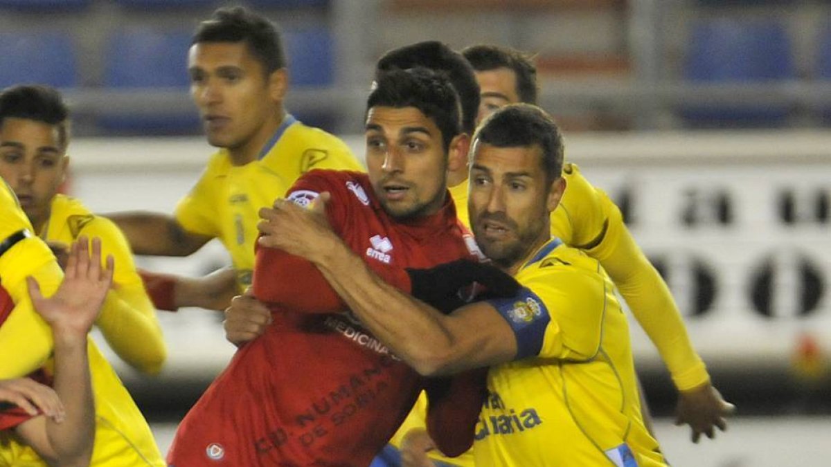 Gaffoor en el partido de hace dos jornadas ante Las Palmas.-Diego Mayor