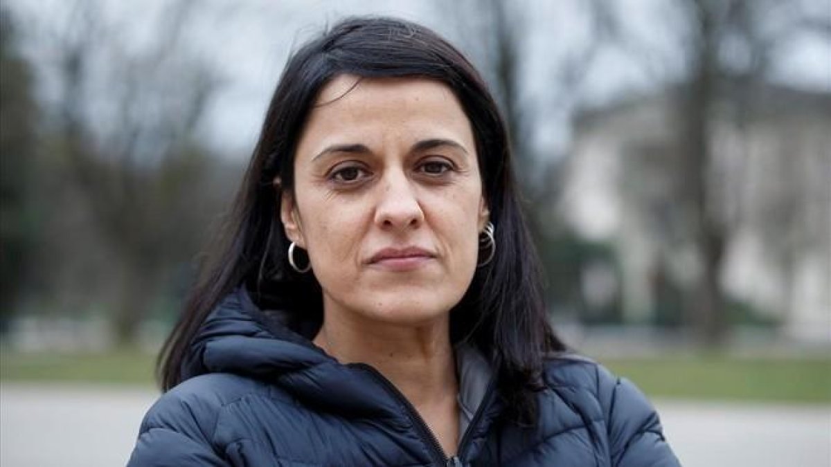 Anna Gabriel, fotografiada en Ginebra.-SALVATORE DI NOLFI (EFE)