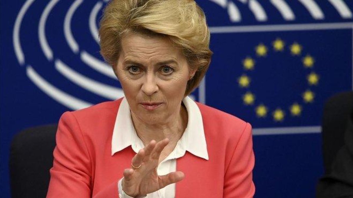 La presidenta de la Comisión Europea, Ursula von der Leyen, en una imagen de archivo-AFP