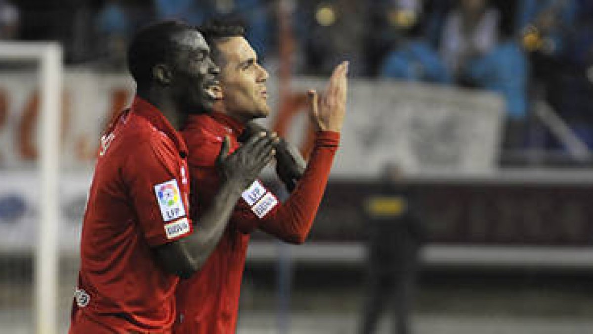 Julio Álvarez fue el héroe con tres goles. / V. Guisande-