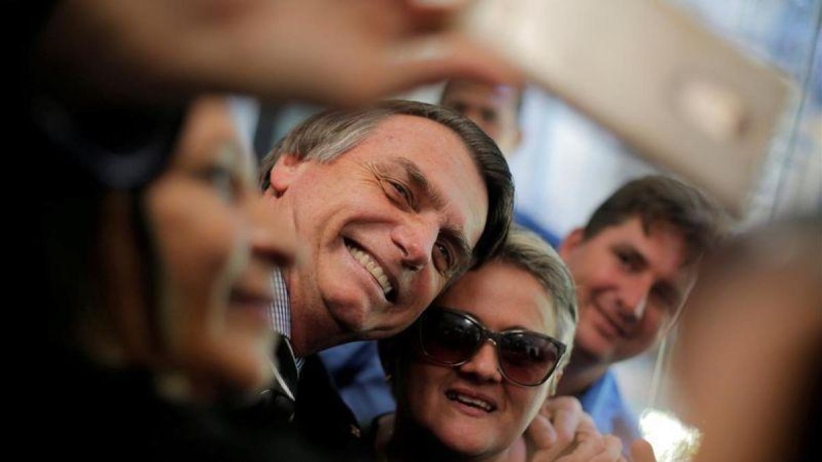 El ultraderechista Jair Bolsonaro durante la campaña electora-REUTERS / ADRIANO MACHADO