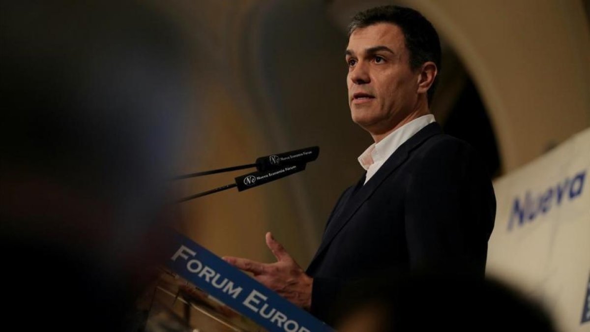 El líder del PSOE, Pedro Sánchez.-JOSE LUIS ROCA