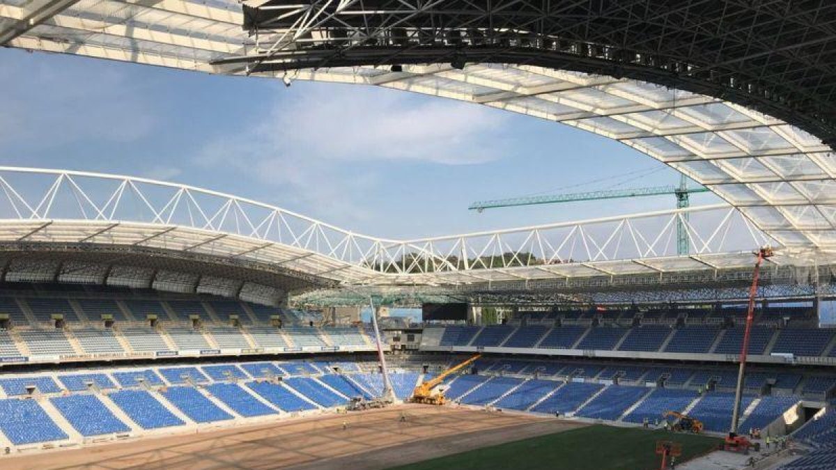 El estadio de Anoeta.-EL PERIÓDICO
