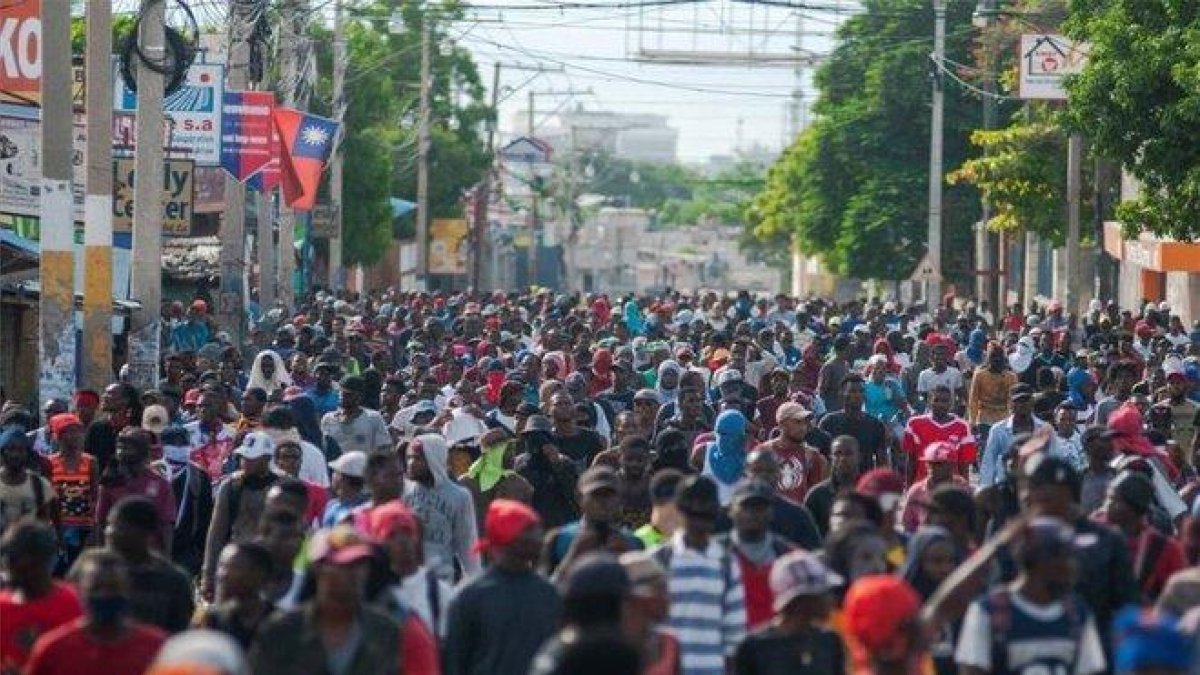 Protestas sociales en Haití en contra del Gobierno.-EFE