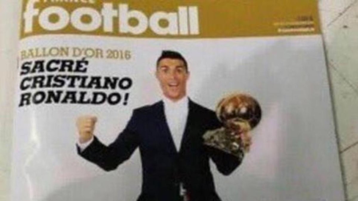 La portada de France Football.-