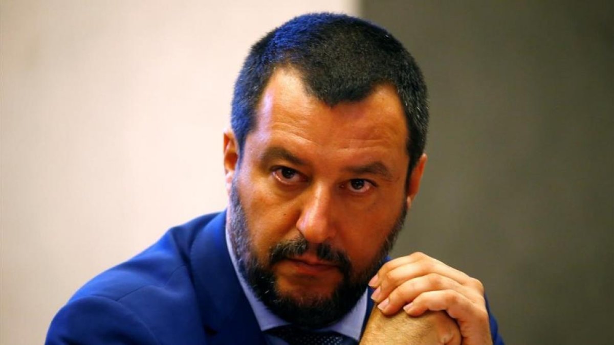 Matteo Salvini.-STEFANO RELLANDINI