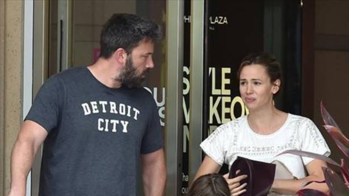 Ben Affleck y Jennifer Garner, este fin de semana en Atlanta.-Foto: GTRES