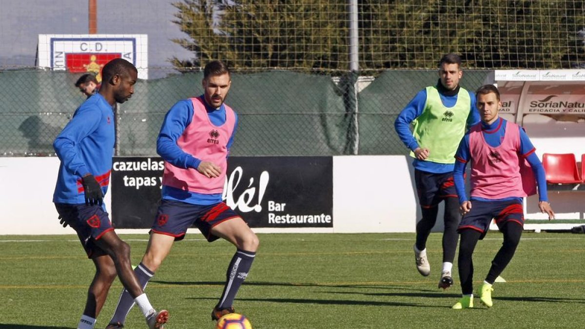 El Numancia necesita volver a ganar después de cinco jornadas de sequía.-Mario Tejedor
