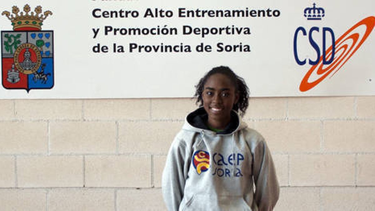La pertiguista soriana, Brenda Mateo. / CAEP SORIA-