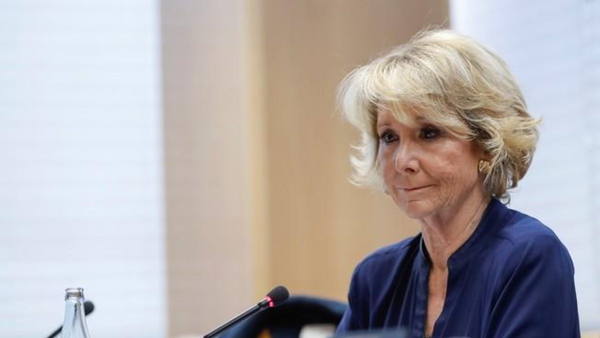 La expresidenta de la Comunidad de Madrid, Esperanza Aguirre.-EFE / EMILIO NARANJO