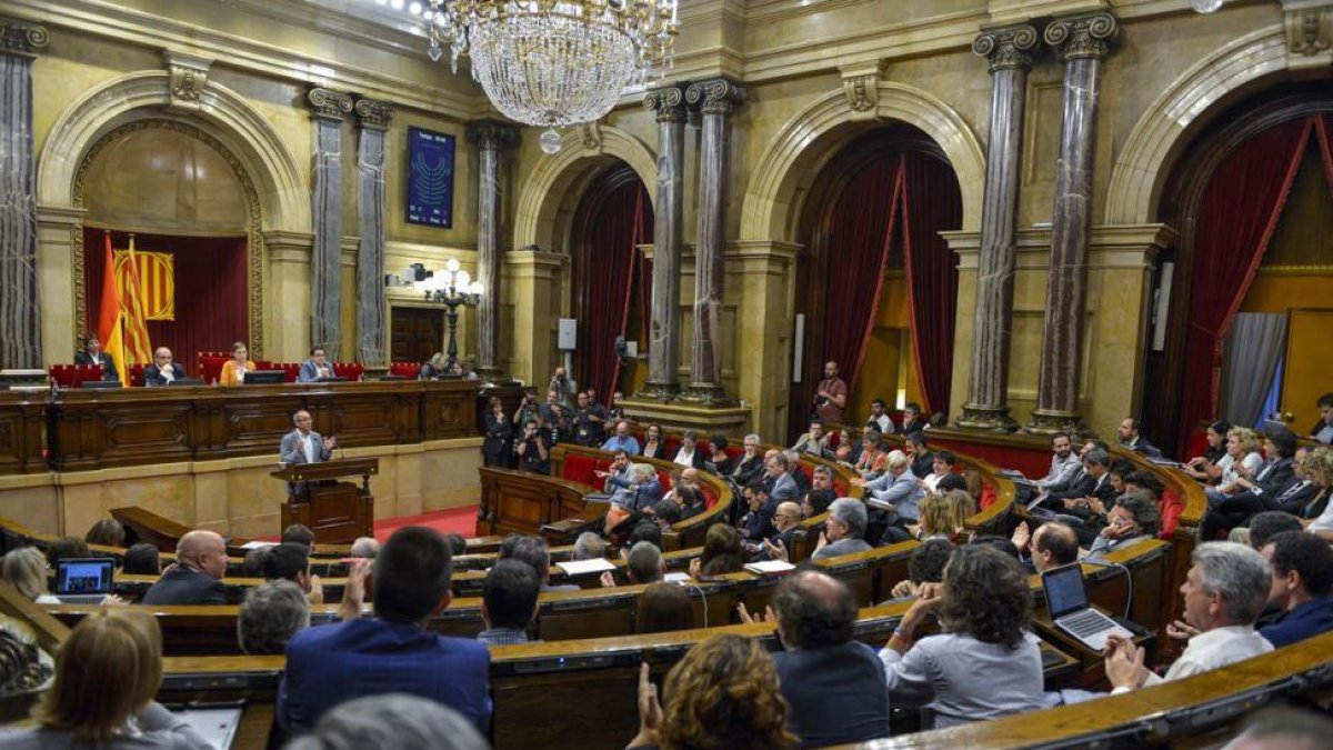 Hemiciclo del Parlament-FERRAN SENDRA