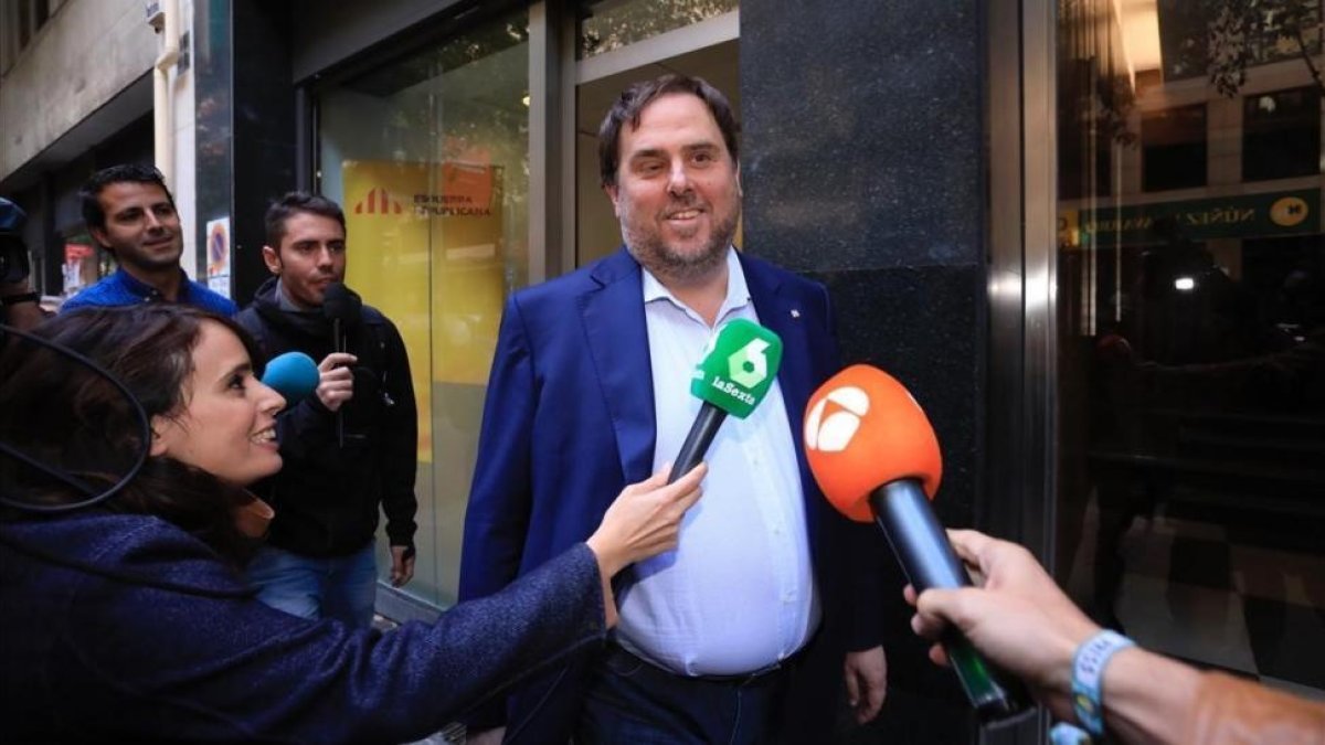 El exvicepresident y exconseller de Economia, Oriol Junqueras.-FERRAN NADEU