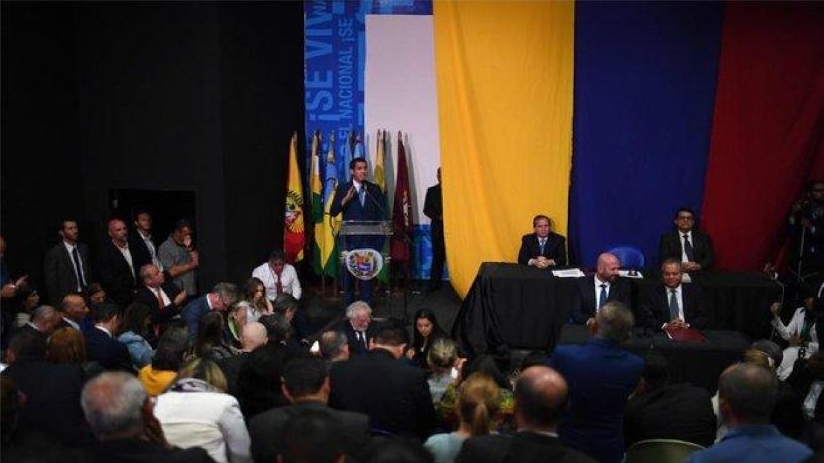 Juan Guaidó,  líder del Parlamento de Venezuela.-EFE